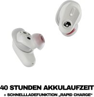 Skullcandy Method 360 ANC True Wireless In-Ear Headphones, 40-hour battery life, Bluetooth 5.3, IPX4, USB-C, White, Bose sound
