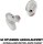 Skullcandy Method 360 ANC True Wireless In-Ear Headphones, 40-hour battery life, Bluetooth 5.3, IPX4, USB-C, White, Bose sound