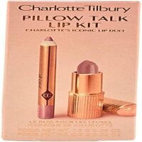 Charlotte Tilbury Mini Pillow Talk Fair Lippenstift 1,5 g + Lip Cheat Lip Liner 0,8 g, Pink Satin, matt, wasserfest, parabenfrei