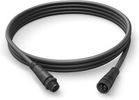 Philips Hue Extension Cable 2.5 m 24 V Outdoor Low Voltage Plug & Play Black