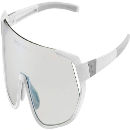 Giant-Agos D03 Radbrille, weißer Rahmen, wechselbare Gläser, transparent, inkl. Etui