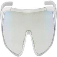 Giant-Agos D03 Radbrille, weißer Rahmen, wechselbare Gläser, transparent, inkl. Etui