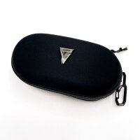 Giant-Agos D03 Radbrille, weißer Rahmen, wechselbare Gläser, transparent, inkl. Etui