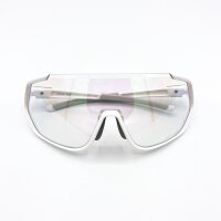 Giant-Agos D03 Radbrille, weißer Rahmen, wechselbare Gläser, transparent, inkl. Etui