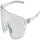 Giant-Agos D03 Radbrille, weißer Rahmen, wechselbare Gläser, transparent, inkl. Etui