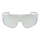 Giant-Agos D03 cycling glasses, white frame, interchangeable lenses, transparent, including case