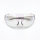 Giant-Agos D03 Radbrille, weißer Rahmen, wechselbare Gläser, transparent, inkl. Etui