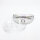 Giant-Agos D03 Radbrille, weißer Rahmen, wechselbare Gläser, transparent, inkl. Etui