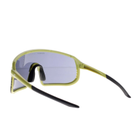 Giant EON cycling glasses, olive green-grey frame with interchangeable lenses, case and cleaning cloth