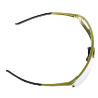 Giant EON cycling glasses, olive green-grey frame with interchangeable lenses, case and cleaning cloth