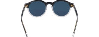 Davidoff DAPS123-05 Herren-Sonnenbrille, 51mm Glasbreite, 22mm Stegbreite, 145mm Bügellänge, dunkelblaue Gläser, schwarzer Rahmen