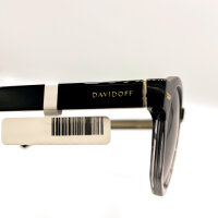 Davidoff DAPS123-05 Herren-Sonnenbrille, 51mm Glasbreite, 22mm Stegbreite, 145mm Bügellänge, dunkelblaue Gläser, schwarzer Rahmen