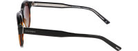 Davidoff DAPS123-01 Unisex Sunglasses, 51mm lens, 22mm bridge, 145mm temples, polarized, brown tinted, round brown transparent frame