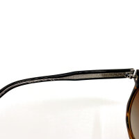 Davidoff DAPS123-01 Unisex Sunglasses, 51mm lens, 22mm bridge, 145mm temples, polarized, brown tinted, round brown transparent frame