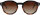 Davidoff DAPS123-01 Unisex Sunglasses, 51mm lens, 22mm bridge, 145mm temples, polarized, brown tinted, round brown transparent frame