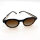 Davidoff DAPS123-01 Unisex Sunglasses, 51mm lens, 22mm bridge, 145mm temples, polarized, brown tinted, round brown transparent frame