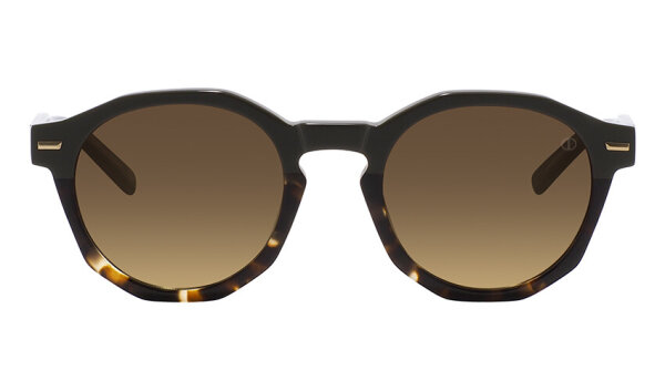 Davidoff DAPS123-04 Mens Sunglasses, 51mm lens width, 22mm bridge, 145mm temples, polarized, brown tinted gradient lenses
