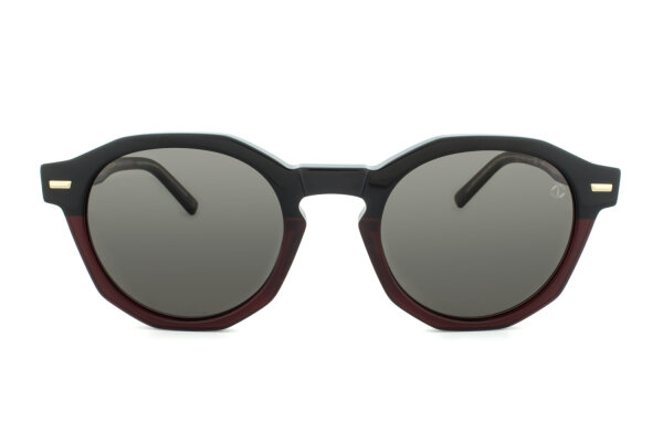 Davidoff DAPS123-03 Mens Sunglasses, Titanium, 51mm lens width, 22mm bridge width, 145mm temple length, tinted lenses, black-brown
