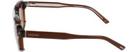 Davidoff DAP144-04 Mens Sunglasses, Titanium Frame, 53mm Lens Width, 18mm Bridge Width, 145mm Temple Length, Brown Tinted, Clip-on Lenses