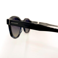 Davidoff DAPS13-02 Mens Sunglasses, 51mm lens, 22mm bridge, 45mm temples, polarized blue/grey gradient lenses, blue plastic frame