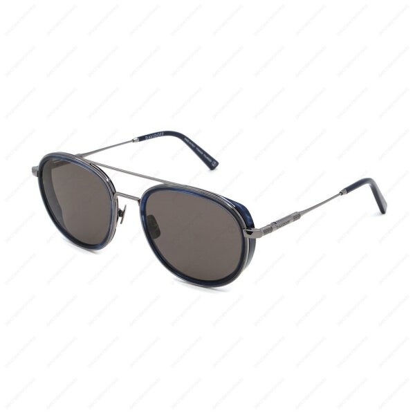 Davidoff DAPS118-03 Herren-Sonnenbrille, 54mm Glas, 20mm Steg, 145mm Bügel, polarisiert, Titan, blaue Verlaufsgläser