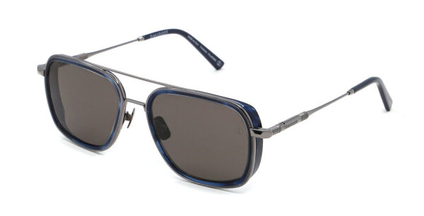 Davidoff DAPS119-03 Herren-Sonnenbrille, 54mm Glas, 18mm Steg, 145mm Bügel, polarisiert, Titanrahmen, graue Verlaufsgläser
