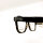 Davidoff DAP144-01 Herren-Sonnenbrille, 53mm Glasbreite, 18mm Stegbreite, 145mm Bügellänge, Titan mit Sonnenclip, Schwarz/Braun