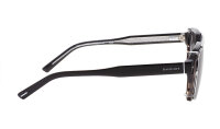 Davidoff DAP144-03 Herren-Sonnenbrille, 53mm Glas, 18mm Steg, 145mm Bügel, Titanrahmen, Sonnenclip, Schwarz/Grau Transparent