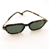 Davidoff DAPS109-03 Unisex Sonnenbrille, 55mm Glasbreite, 18mm Stegbreite, 145mm Bügellänge, geometrisches Vintage Schildpatt-Goldgrün