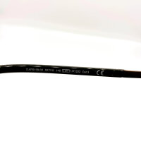Davidoff DAPS109-02 Herren-Sonnenbrille, quadratisches schwarz-braunes Gestell, 55 mm Glasbreite, braun verlaufende Gläser