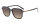 Davidoff DAPS109-02 Herren-Sonnenbrille, quadratisches schwarz-braunes Gestell, 55 mm Glasbreite, braun verlaufende Gläser