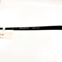 Davidoff DAPS110-01 Herren-Sonnenbrille, quadratisches schwarz-silbernes Gestell, graue Gläser, 56mm Glasbreite, 16mm Stegbreite, 145mm Bügellänge