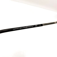 Davidoff DAPS110-01 Herren-Sonnenbrille, quadratisches schwarz-silbernes Gestell, graue Gläser, 56mm Glasbreite, 16mm Stegbreite, 145mm Bügellänge