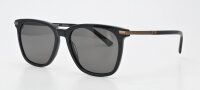 Davidoff DAPS111-01 Herren-Sonnenbrille, quadratisches schwarz-bronzenes Gestell, graue Gläser, 54mm Glasbreite, 17mm Stegbreite, 145mm Bügellänge