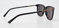 Davidoff DAPS111-01 Herren-Sonnenbrille, quadratisches schwarz-bronzenes Gestell, graue Gläser, 54mm Glasbreite, 17mm Stegbreite, 145mm Bügellänge
