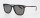 Davidoff DAPS111-01 Herren-Sonnenbrille, quadratisches schwarz-bronzenes Gestell, graue Gläser, 54mm Glasbreite, 17mm Stegbreite, 145mm Bügellänge