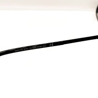 Davidoff DAPS111-03 Herren-Sonnenbrille, quadratisches blau-schwarzes Schildpattgestell, 54mm Glasbreite, blau-graue Gläser