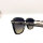Davidoff DAPS105-03 Herren-Sonnenbrille, quadratisches grau-silbernes Gestell, 55 mm Glasbreite, grau verlaufende Gläser