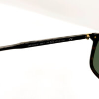 Davidoff DAPS105-02 Unisex Sonnenbrille, quadratisches Schildpatt-Gold Gestell, grüne Gläser, 55mm Glasbreite, 17mm Stegbreite, 145mm Bügellänge
