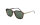 Davidoff DAPS105-02 Unisex Sonnenbrille, quadratisches Schildpatt-Gold Gestell, grüne Gläser, 55mm Glasbreite, 17mm Stegbreite, 145mm Bügellänge