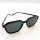 Davidoff DAPS105-01R Mens Sunglasses, square black and silver frame, grey lenses, 55mm lens width, 17mm bridge width, 145mm temple length