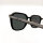 Davidoff DAPS105-01R Mens Sunglasses, square black and silver frame, grey lenses, 55mm lens width, 17mm bridge width, 145mm temple length