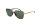 Davidoff DATS108-02R Herren-Sonnenbrille, Pilot Double Bridge, Gold-Schwarzer Rahmen, grüne Gläser, 59mm Glasbreite, 14mm Steg, 145mm Bügel