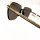Davidoff DATS108-01 Mens Sunglasses, Pilot Double Bridge, Gold-Black, 59mm lens width, grey lenses