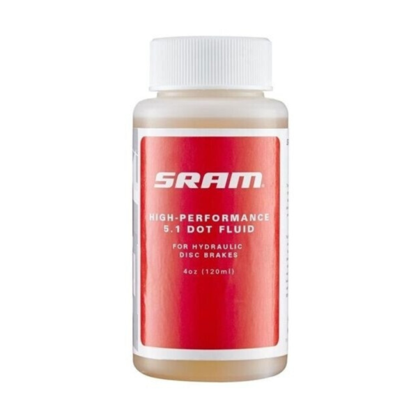 SRAM DOT 5.1 brake fluid 120ml, hydraulic disc brake, bicycle, 4oz, for SRAM brakes, model 00.5318.017.000