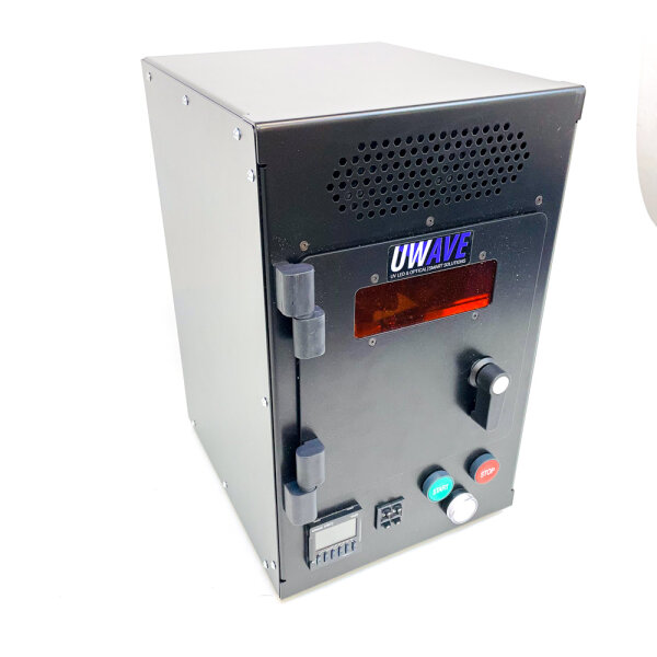 UV curing oven 365 nm, 250 mW/cm², digital control, 246x282x410 mm, 14 kg, UV LED chamber, AC 100–305 V, 2.5 A