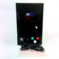 UV curing oven 365 nm, 250 mW/cm², digital control, 246x282x410 mm, 14 kg, UV LED chamber, AC 100–305 V, 2.5 A