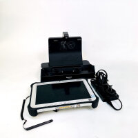 Panasonic Toughpad FZ-G1 Rugged Tablet, i5-6300U, 8GB RAM, 256GB SSD, Windows Pro, inkl. Dockingstation, Netzteil & Stift