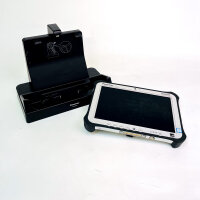 Panasonic Toughpad FZ-G1 Rugged Tablet, i5-6300U, 8GB RAM, 256GB SSD, Windows Pro, inkl. Dockingstation, Netzteil & Stift