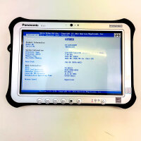 Panasonic Toughpad FZ-G1 Rugged Tablet, i5-6300U, 8GB RAM, 256GB SSD, Windows Pro, inkl. Dockingstation, Netzteil & Stift